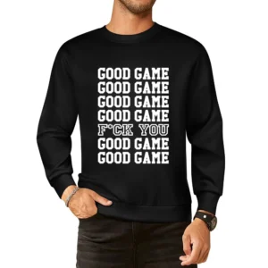 Good Game Funny Sports Tee Shirt European Size Pullover Sweater