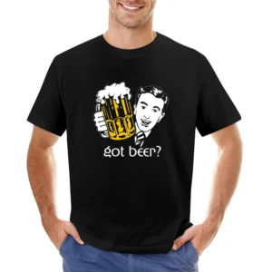 Got beer ? funny alcoholic drink retro man Asian Size Men T-Shirt
