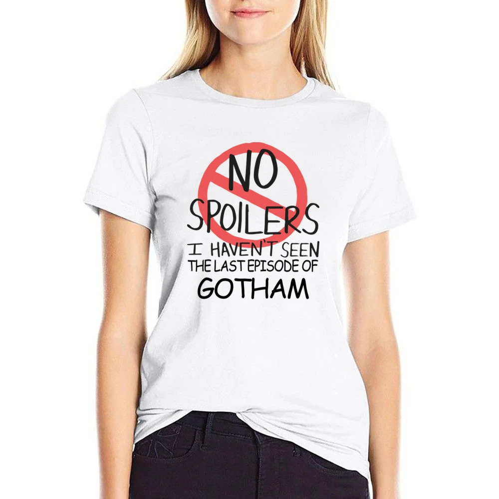 Gotham No Spoilers Last Episode Tv Funny US Size Women Ladies T-shirt