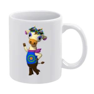Gracie From Animal Crossing Nintendo Character Video Game White Mug