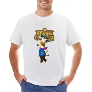 Gracie From Animal Crossing Nintendo Video Game Fan Asian Size Men T-Shirt