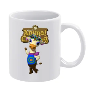 Gracie From Animal Crossing Nintendo Video Game Fan White Mug