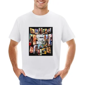 Grand Theft Auto 5 Gta5 Tshirt (all Styles And Colors Available) Asian Size Men T-Shirt