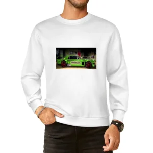 Green Mustang Tshirt European Size Pullover Sweater