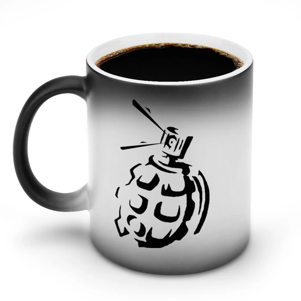 Grenade Tag Graffiti Art Discoloration Mug