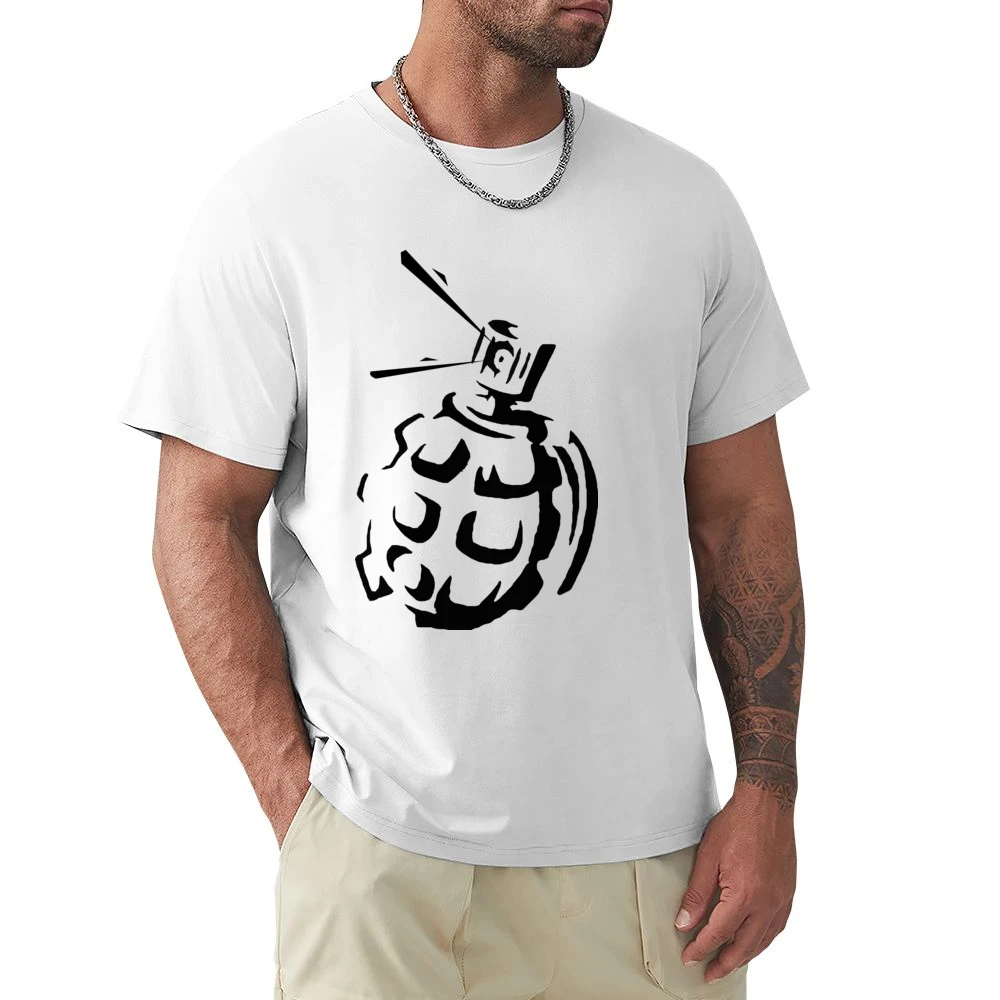 Grenade Tag Graffiti Art Premium Men T-shirt
