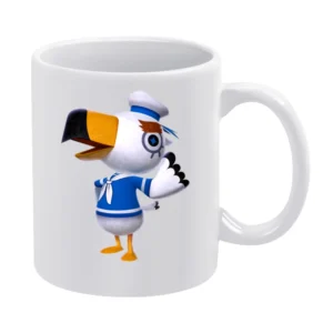 Gulliver From Animal Crossing Nintendo Character Video Game White Mug