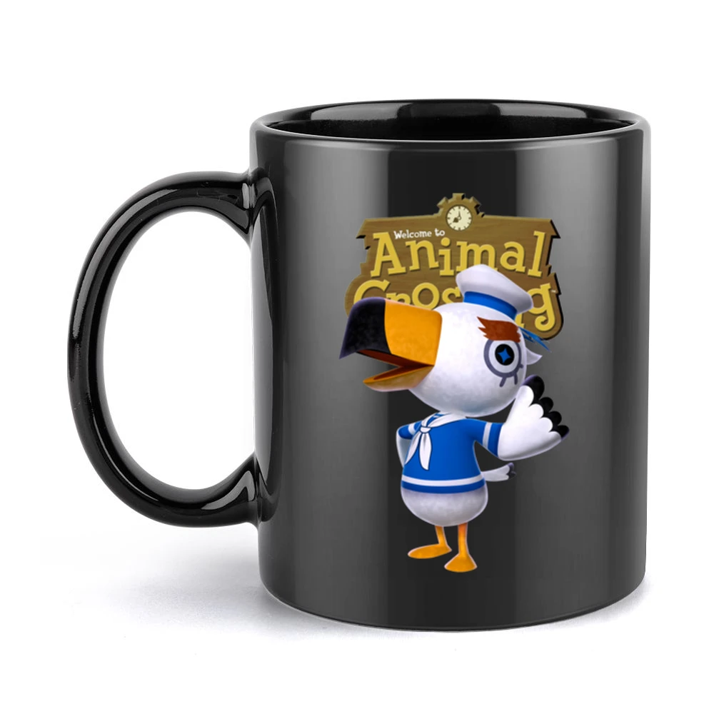 Gulliver From Animal Crossing Nintendo Video Game Fan Black Mug