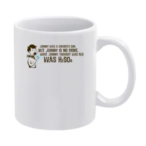 H2SO4 White Mug