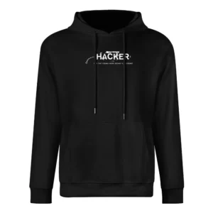 Hacker hope thats firewall works coause you are screw European Size Men Hoodie