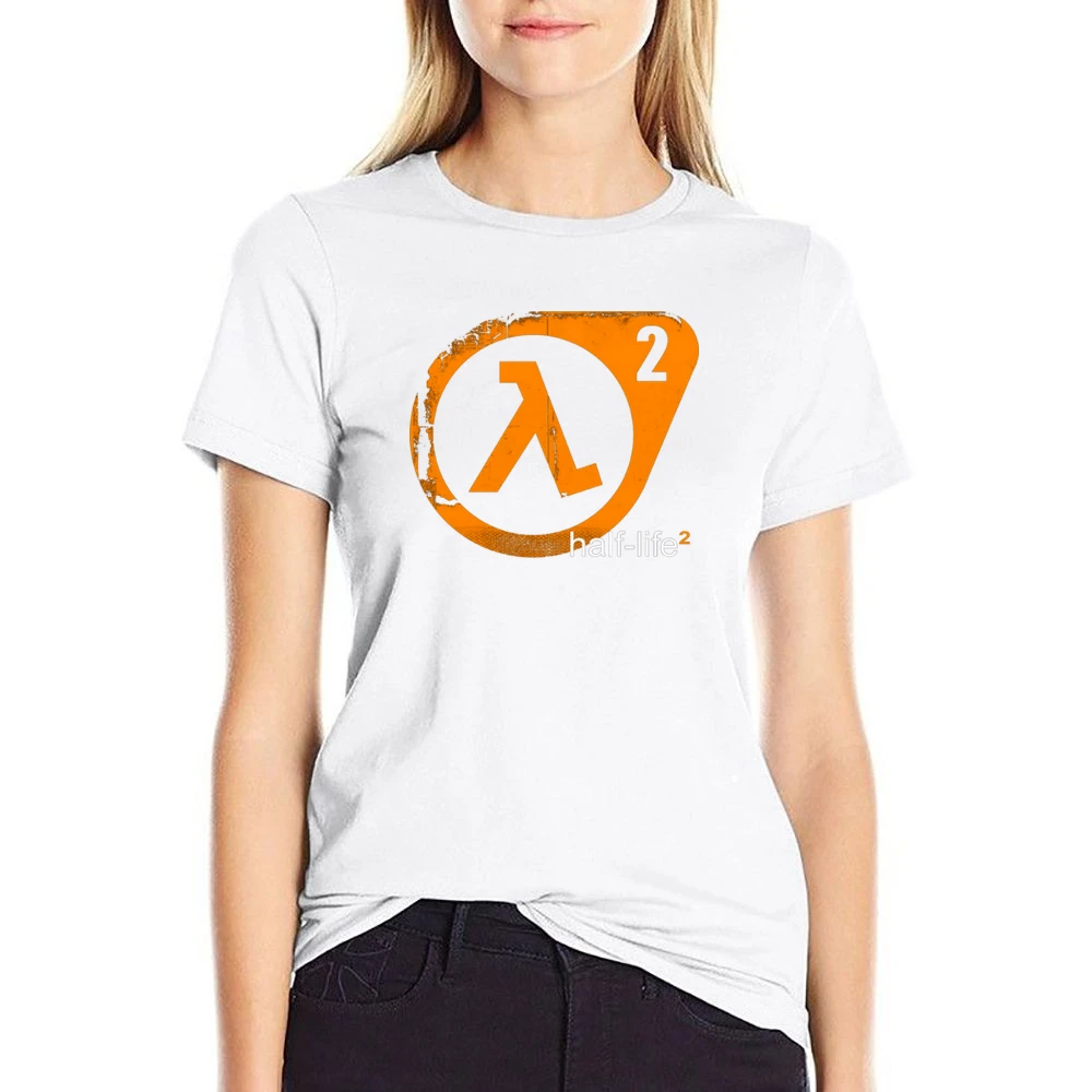 Half life 2 shooter video games US Size Women Ladies T-shirt