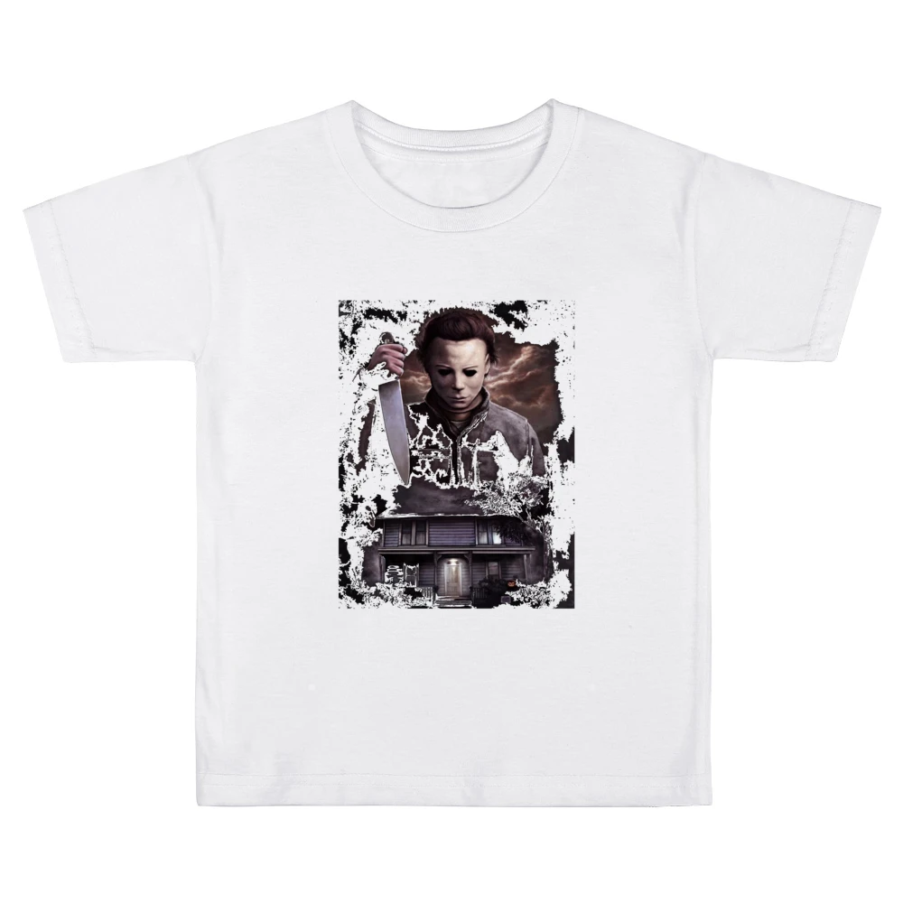 Halloween Michael Myers Kids Boys Girls T-Shirt