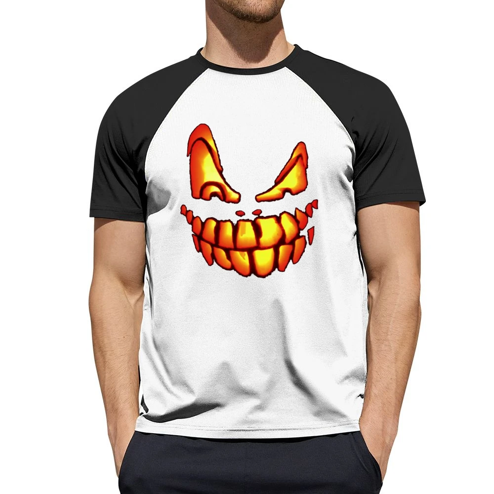 Hallowen Pumpkin smiley Men Short Sleeve T-Shirt