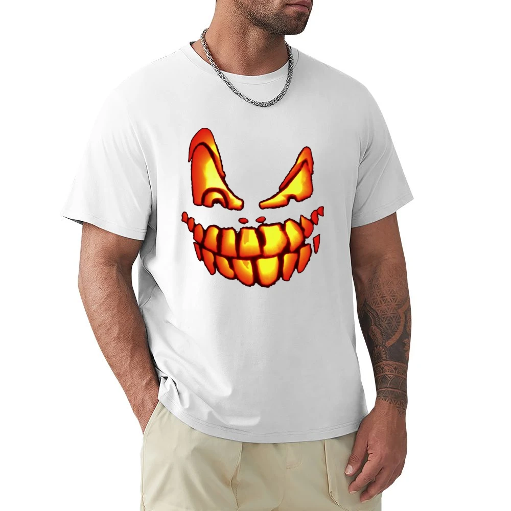 Hallowen Pumpkin smiley Premium Men T-shirt