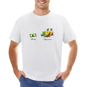 Happiness - is not about money it's a lot of money Asian Size Men T-Shirt