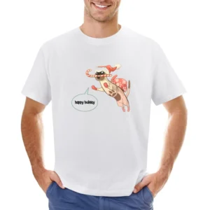 Happy Holiday Cat Cartoon Asian Size Men T-Shirt