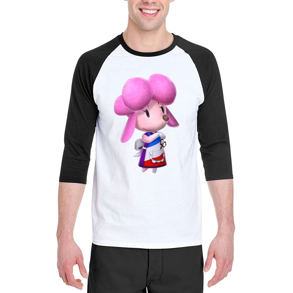 Harriet From Animal Crossing Nintendo Character Video Game Men 3/4 Sleeve T-Shirt
