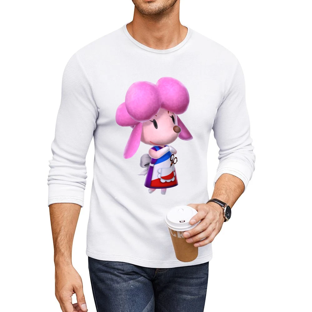 Harriet From Animal Crossing Nintendo Character Video Game Men CrewNeck Long Sleeve T-Shirt