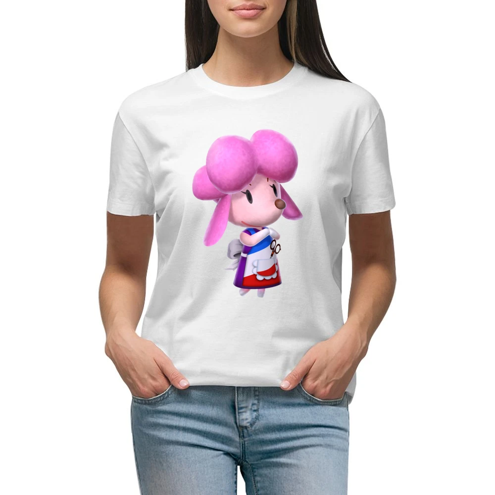Harriet From Animal Crossing Nintendo Character Video Game Premium Women Ladies T-shirt