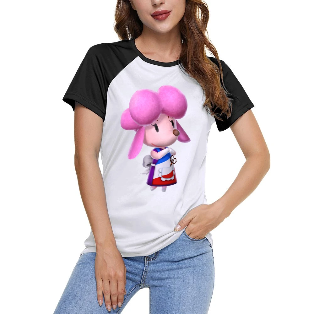 Harriet From Animal Crossing Nintendo Character Video Game Women Ladies Short Sleeve T-Shirt