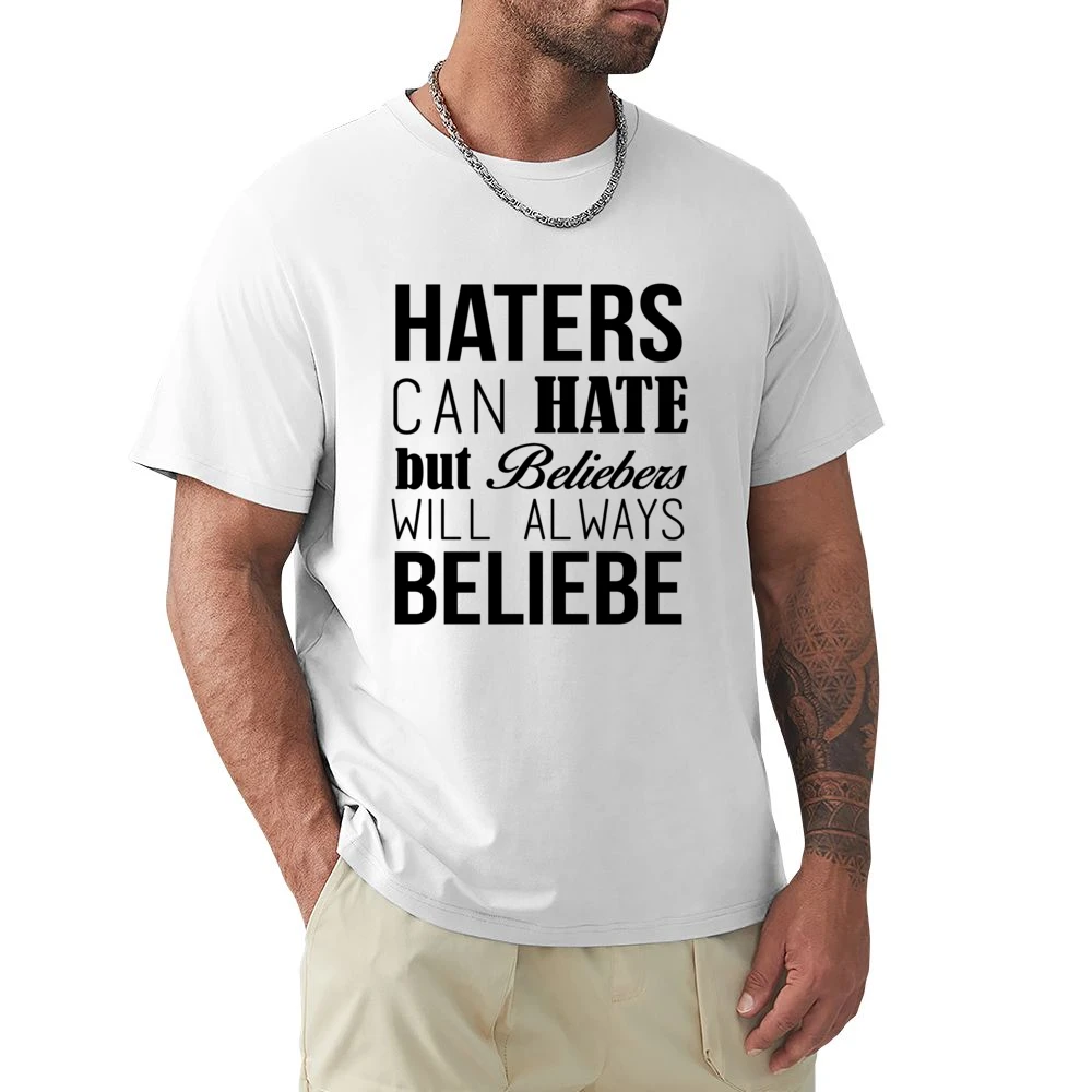 Haters Can Hate But Beliebers Will Always Beliebe Fun JB Music Lovers Premium Men T-shirt