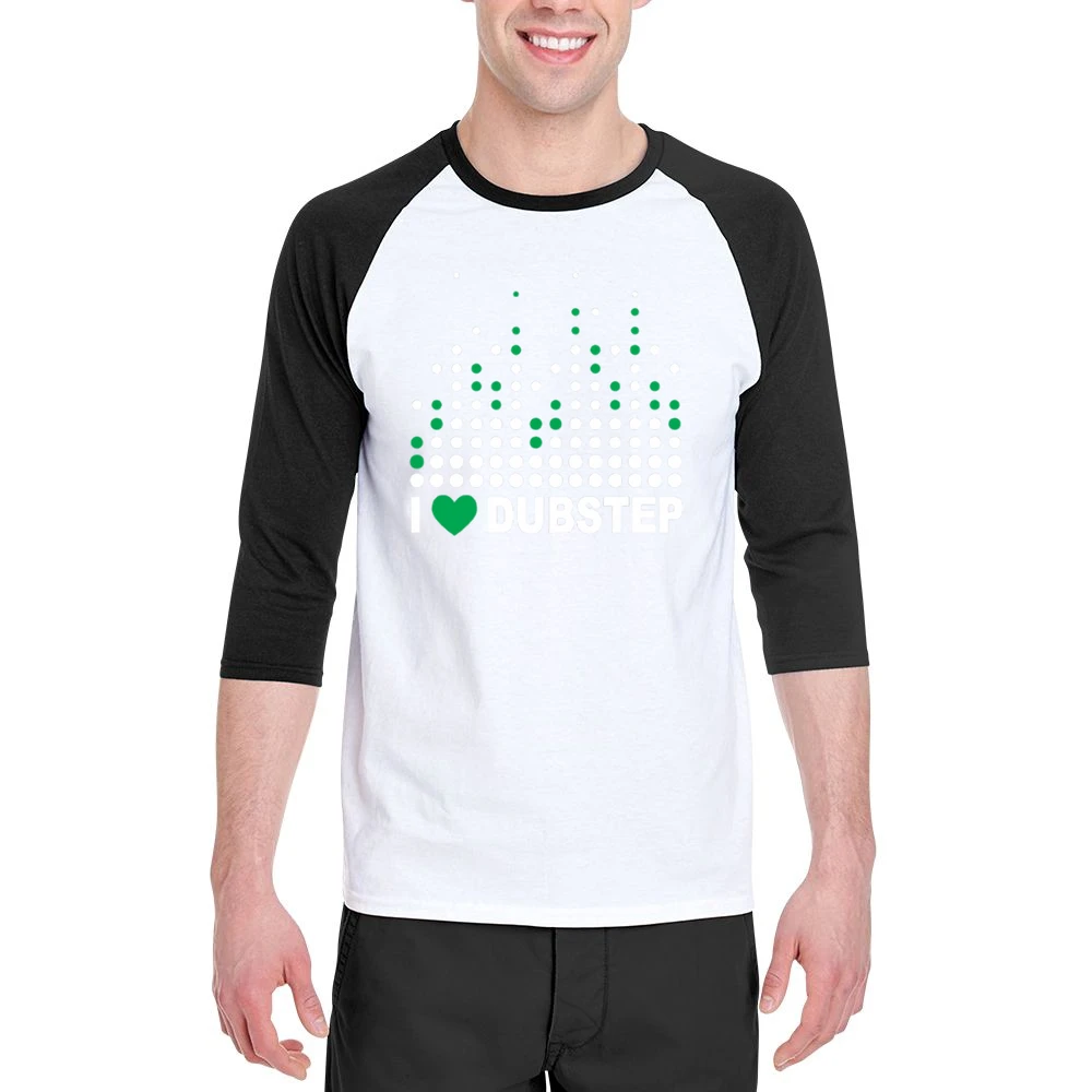 Heart Dubstep Men 3/4 Sleeve T-Shirt