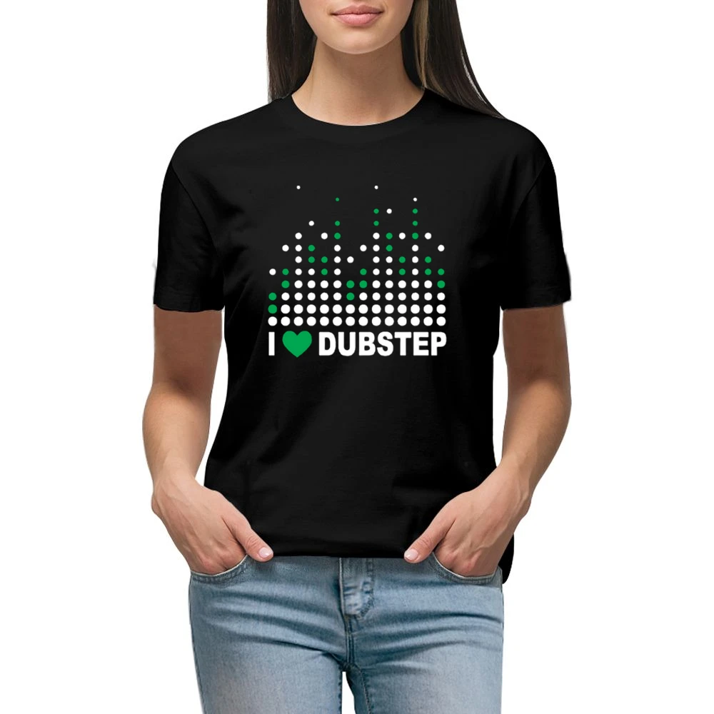 Heart Dubstep Premium Women Ladies T-shirt