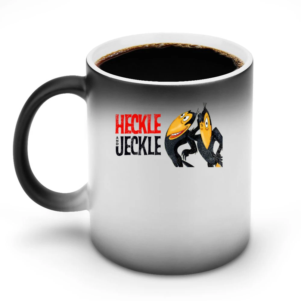 Heckle And Jeckle Fun Cool Vintage Style Distressed Graphic Retro Tv S Discoloration Mug
