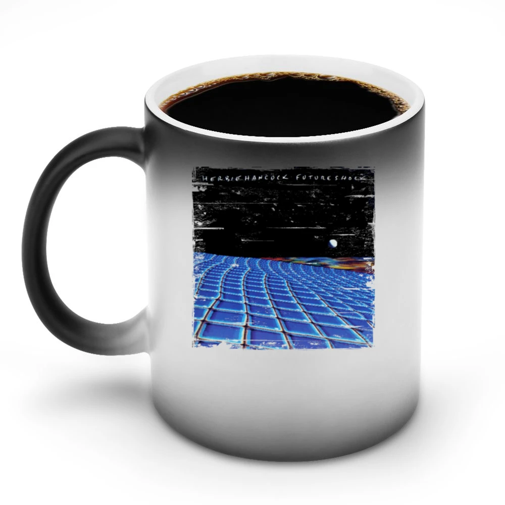 Herbie Hancock Future Shock Album Cover Distressed Image Discoloration Mug