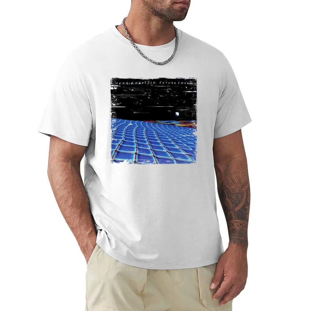 Herbie Hancock Future Shock Album Cover Distressed Image Premium Men T-shirt