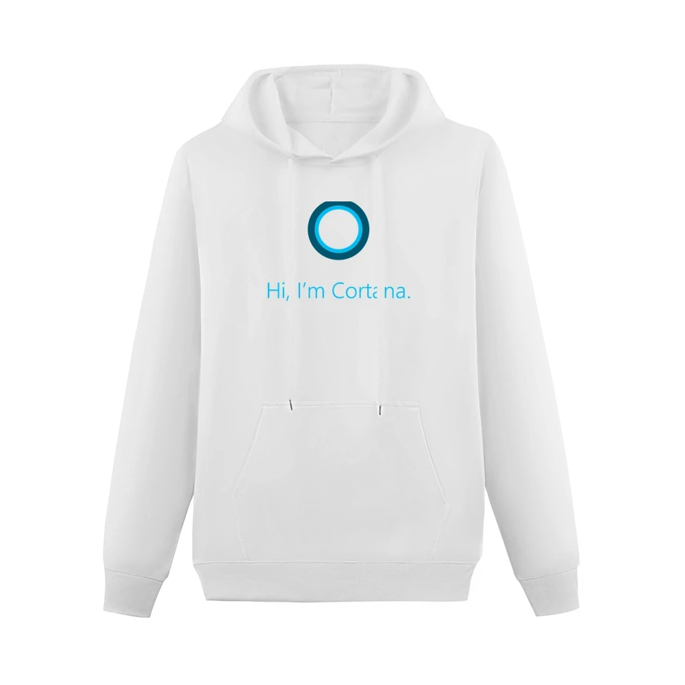 Hi I'm Cortana Microsoft Windows Nerdy Computer Men Hoodie With Pocket