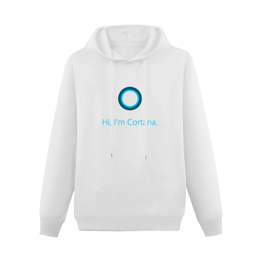 Hi I'm Cortana Microsoft Windows Nerdy Computer Men Hoodie Without Pocket
