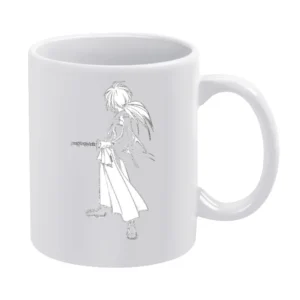 Hitokiri Battousai Himura Rurouni Kenshin Samurai x White Mug