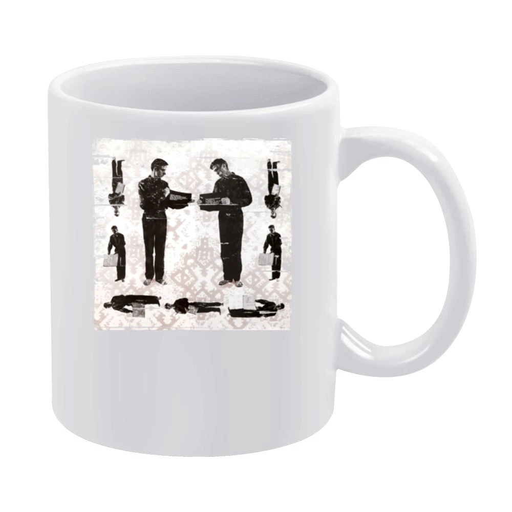 Holger Hiller A Bunch Of Foulness In The Pit Album Cover Distressed Im White Mug