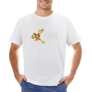 Hong Kong Phooey Fun Cool Vintage Graphic Retro Tv Show Asian Size Men T-Shirt