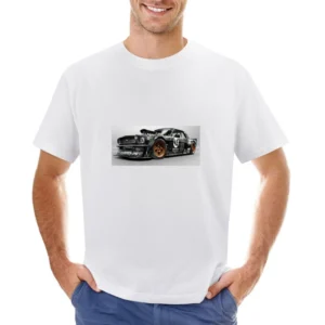Hooligan Mustang Tshirt Asian Size Men T-Shirt