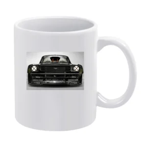 Hoonigan Front Mustang Tshirt White Mug