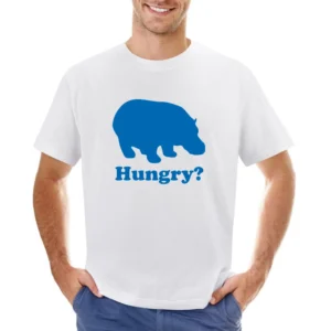 Hungry Hungry Hippos Funny Cool Retro 80s Asian Size Men T-Shirt
