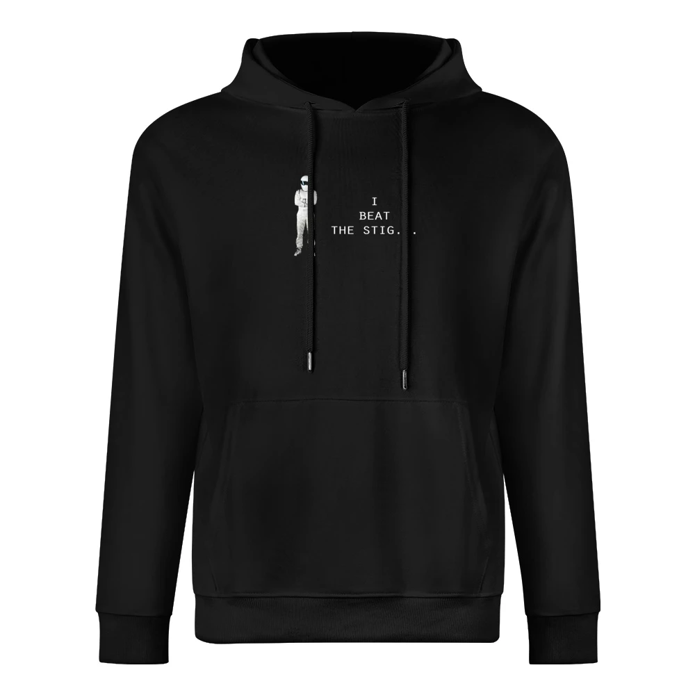 I Beat the Stig Funny Race Car Top Gear Graphic Tee Shirt European Size Men Hoodie