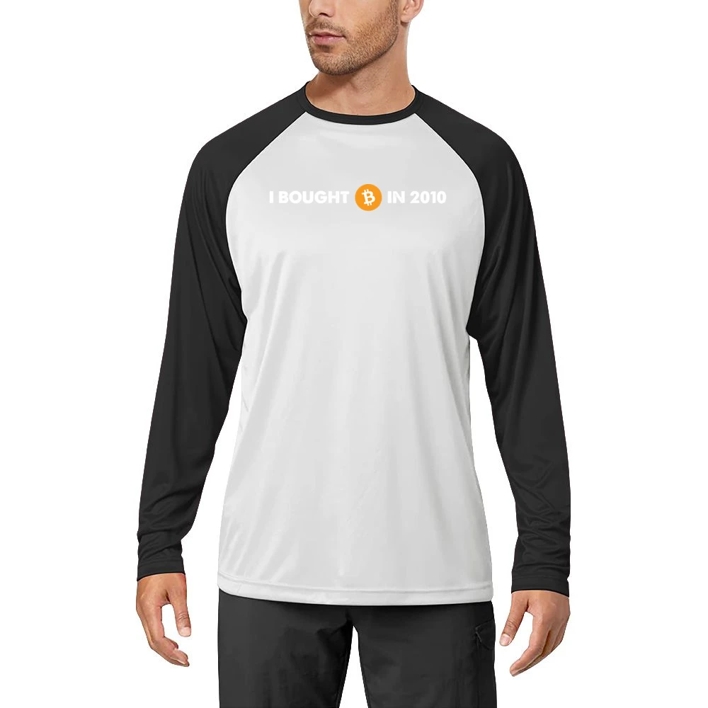 I Bought Bitcoin In 2010 Funny Digital Currency Money Men Long Sleeve T-Shirt