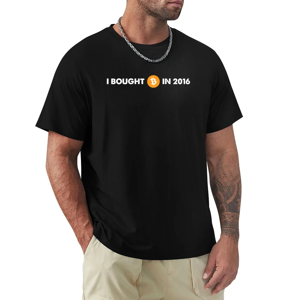 I Bought Bitcoin In 2016 Funny Digital Currency Money Premium Men T-shirt