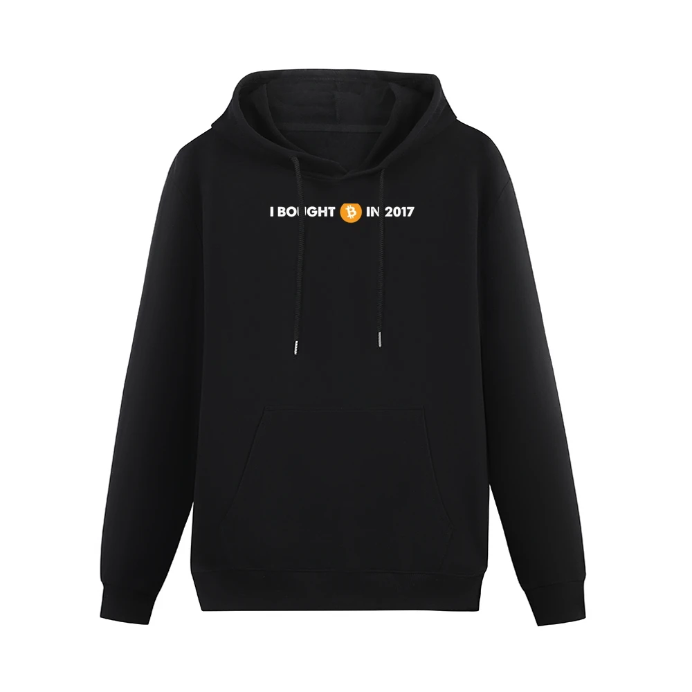 I Bought Bitcoin In 2017 Funny Digital Currency Money Men Hoodie With Pocket