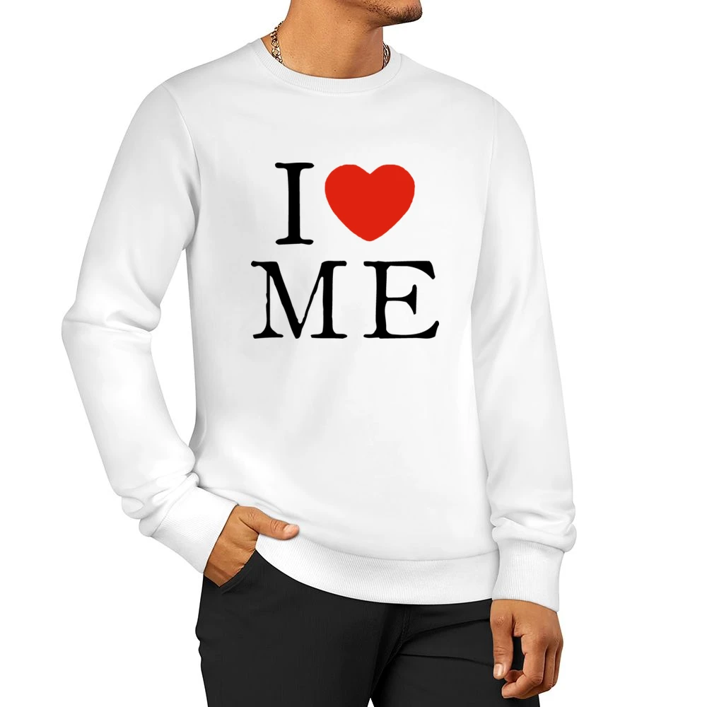 I Heart Me Men Pullover Sweatshirt