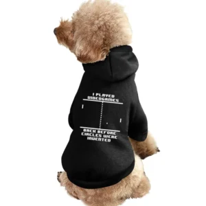 I Played Video Games Back Before Circles were invented Pet Apparel Clothes