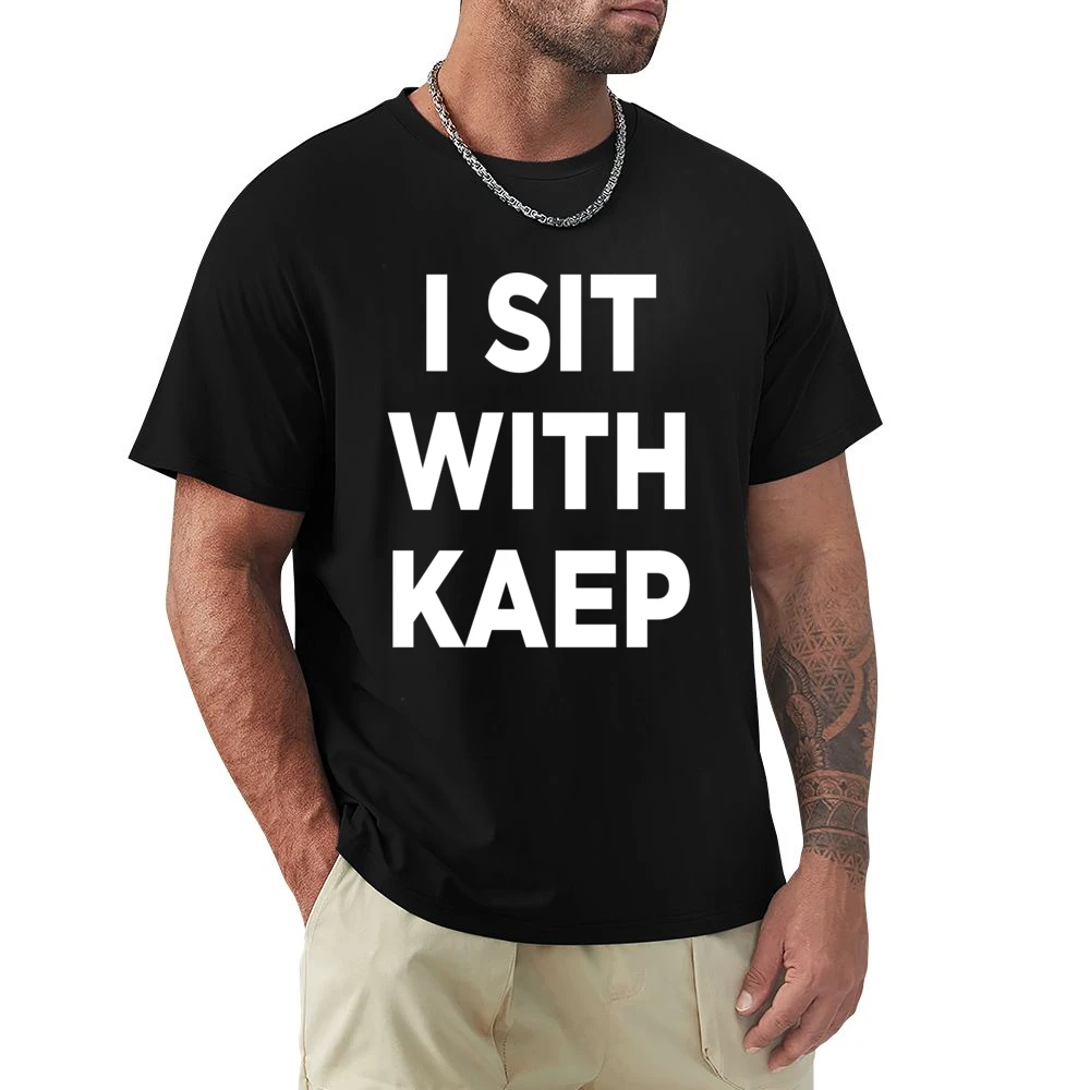I Sit With Kaep Colin Kaepernick Support National Anthem Protest Footb Premium Men T-shirt