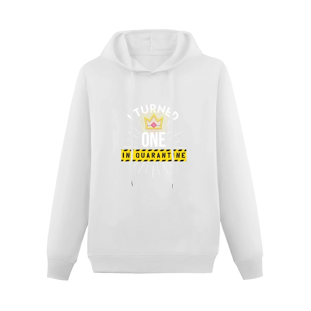 I Turned One In Quarantine Baby One Piece Men Hoodie Without Pocket