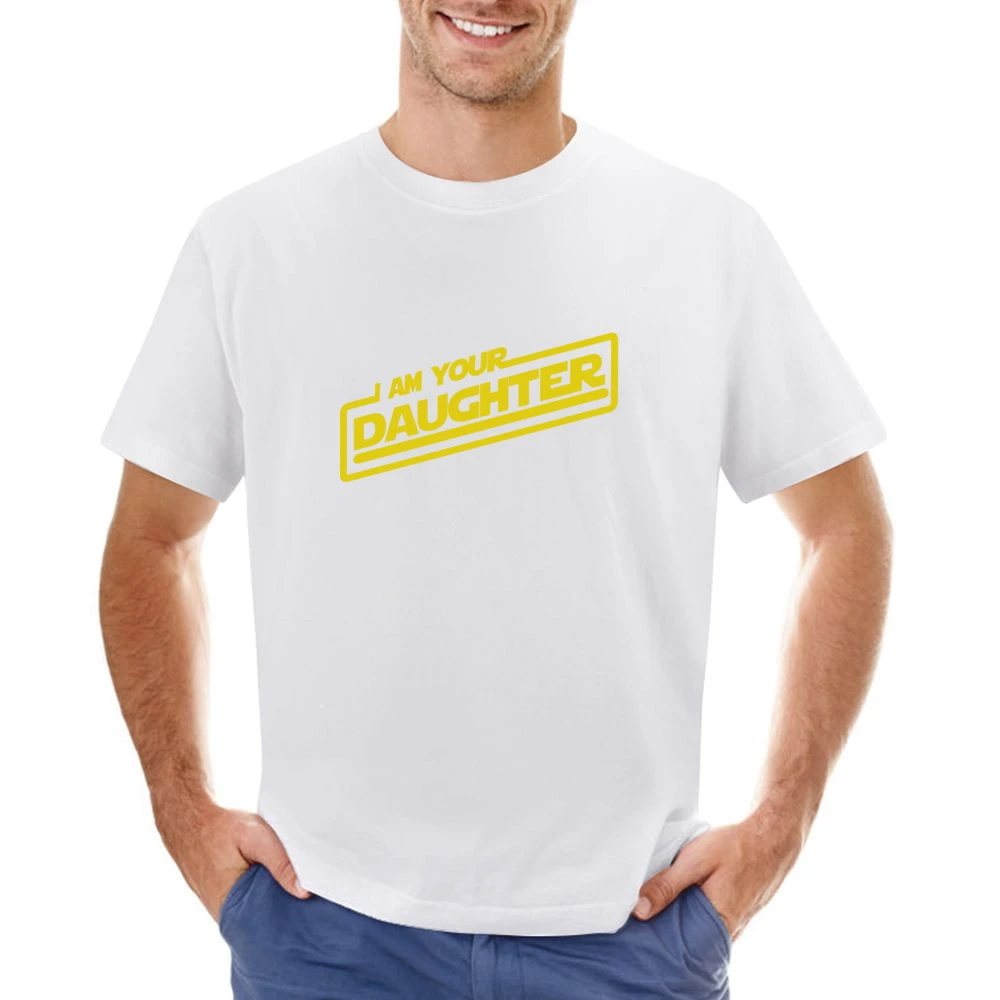 I am your Daughter funny star wars geek skywalker Asian Size Men T-Shirt