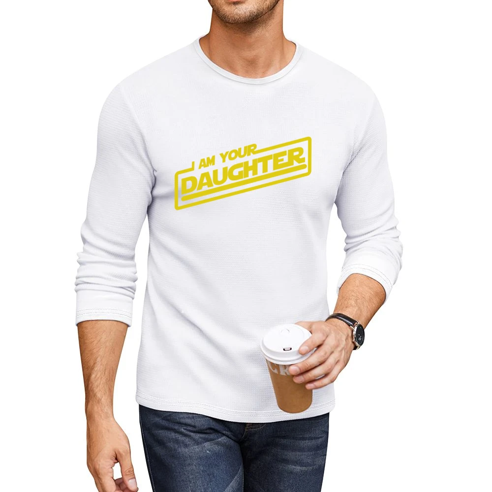 I am your Daughter funny star wars geek skywalker Men CrewNeck Long Sleeve T-Shirt