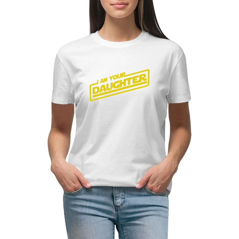 I am your Daughter funny star wars geek skywalker Premium Women Ladies T-shirt