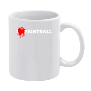 I heart Paintball White Mug
